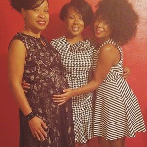 Black and white Houndstooth dress!